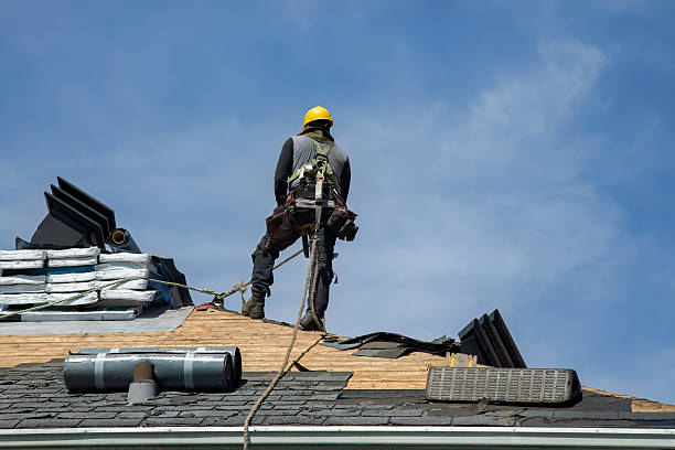 Professional Gutter Installation technician working in Tiltonsville, OH